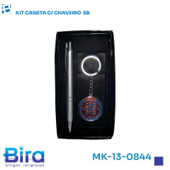 caneta, chaveiro, sao bento