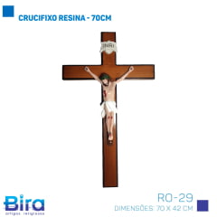 Bira Artigos Religiosos - CRUCIFIXO RESINA  70CM - Cód. RO-29