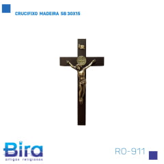 Bira Artigos Religiosos - CRUCIFIXO  MADEIRA  SB 30X15 CÓD.: RO-911