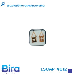 ESCAPULARIO FOLHEADO DIVINO