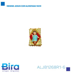 MENINO JESUS COM ALMOFADA 15CM - Cód. ALJB1268R1-6