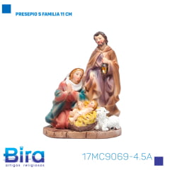 Bira Artigos Religiosos - PRESEPIO S FAMILIA 11 CM - Cód. 17MC9069-4.5A