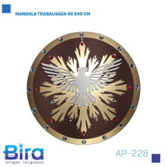 Bira Artigos Religiosos - MANDALA TRABALHADA 40 X40 CM  - Cód.. AP-228
