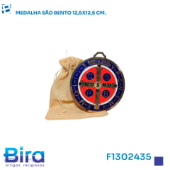 MEDALHA SAO BENTO 12,5X12,5CM MEDALHA SAO BENTO 12,5X12,5CM