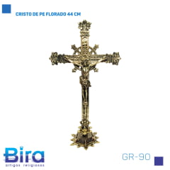 Bira Artigos Religiosos - CRISTO DE PE FLORADO 44 CM CÓD.: GR-90