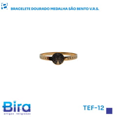 BRACELETE DOURADO MEDALHAS SB V.R.S BRACELETE DOURADO MEDALHAS SB V.R.S