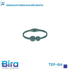 BRACELETE MEDALHAS SAO BENTO
