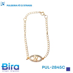 PULSEIRA FÉ C/ STRASS - Cód.: PUL-2845C