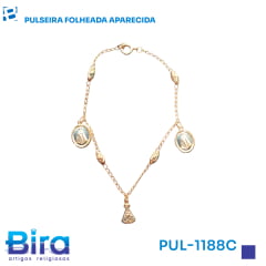 PULSEIRA FOLHEADA APARECIDA - Cód.: PUL-1188C PULSEIRA FOLHEADA APARECIDA - Cód.: PUL-1188C