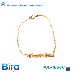 PULSEIRA INFANTIL DEUS TE GUIE - Cód.: PUL-1666C PULSEIRA INFANTIL DEUS TE GUIE - Cód.: PUL-1666C