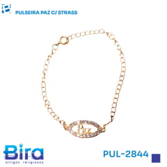 PULSEIRA PAZ C/ STRASS - Cód.: PUL-2844 PULSEIRA PAZ C/ STRASS - Cód.: PUL-2844
