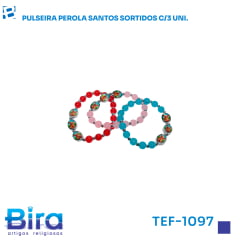 PULSEIRA PEROLA SANTOS SORTIDOS C/3