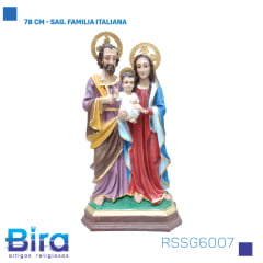 Sagrada Família Italiana - 78cm - Cód. RSSG6007