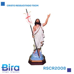 Bira Artigos Religiosos - CRISTO RESSUCITADO 70CM CÓD.: RSCR2008