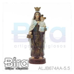 N. Sra. do Carmo - 13cm - Cód. ALJB674AA-5.5 N. Sra. do Carmo - 13cm - Cód. ALJB674AA-5.5
