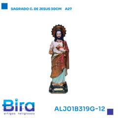 Sagrado Coração de Jesus - 30cm - Cód. ALJ01B319G-12