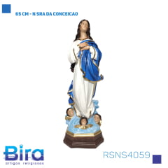 N. Sra. da Conceição em Resina - 65cm - Cód. RSNS4059