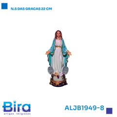 Bira Artigos Religiosos - N.S DAS GRACAS 22 CM CÓD.: ALJB1949-8