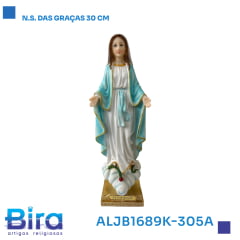 Bira Artigos Religiosos - N.S. DAS GRACAS 30 CM CÓD.: ALJB1689K-305A