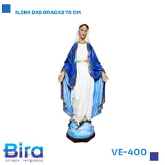 Bira Artigos Religiosos - N.SRA DAS GRACAS 70 CM CÓD.: VE-400