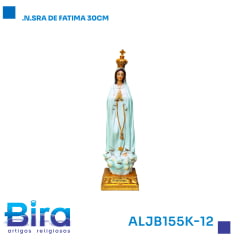 .N.SRA DE FATIMA 30CM CÓD.:ALJB155K-12 .N.SRA DE FATIMA 30CM CÓD.:ALJB155K-12