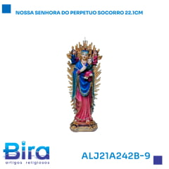 NOSSA SENHORA DO PERPETUO SOCORRO 22.1CM  CÓD.: ALJ21A242B-9