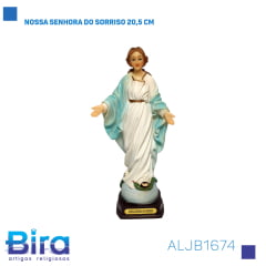 Bira Artigos Religiosos - NOSSA SENHORA DO SORRISO 20,5 CM CÓD.: ALJB1674