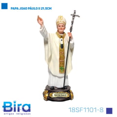 Bira Artigos Religiosos - PAPA JOAO PÁULO II 21.5CM Cód. 18SF1101-8