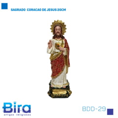 SAGRADO  CORACAO DE JESUS 20CM Cód.: BDD-29