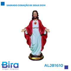 SAGRADO CORACAO DE JESUS 31CM  CÓD.:ALJB1610