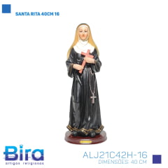 Bira Artigos Religiosos - SANTA RITA 40CM 16 - Cod. ALJ21C42H-16