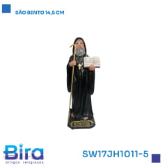 Bira Artigos Religiosos - SAO BENTO  14,5CM  Cód.: SW17JH1011-5