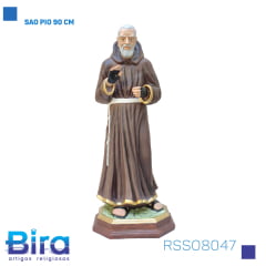Bira Artigos Religiosos - SÃO PIO 90 CM - CÓD. RSSO8047