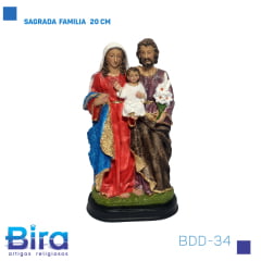 Bira Artigos Religiosos - SAGRADA  FAMILIA   20 CM CÓD: BDD-34