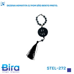 DEZENA HAMTITA C/ POM SAO BENTO PRETO DEZENA HAMTITA C/ POM SAO BENTO PRETO