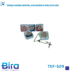 TERCO AP OU SB CRISTAL COLO 6 MM C/12 UNI