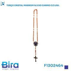 TERCO CRISTAL MARRON NS DO CARMO C/3 TERCO CRISTAL MARRON NS DO CARMO C/3