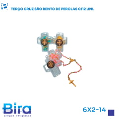 TERCO CRUZ SAO BENTO PEROLAS C/12
