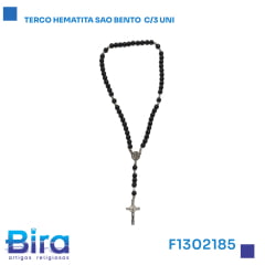Bira Artigos Religiosos - TERCO HEMATITA SAO BENTO  C/3 UNI   CÓD.: F1302185