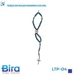 Bira Artigos Religiosos - TERCO PULSO MADEIRA C/3