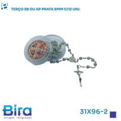 TERCO SB OU AP PRATA OU DOURADO 8MM C/12 UNI