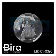 Esfera de Cristal N. Sra. Aparecida - 6cm - Cód. MK-01-0390